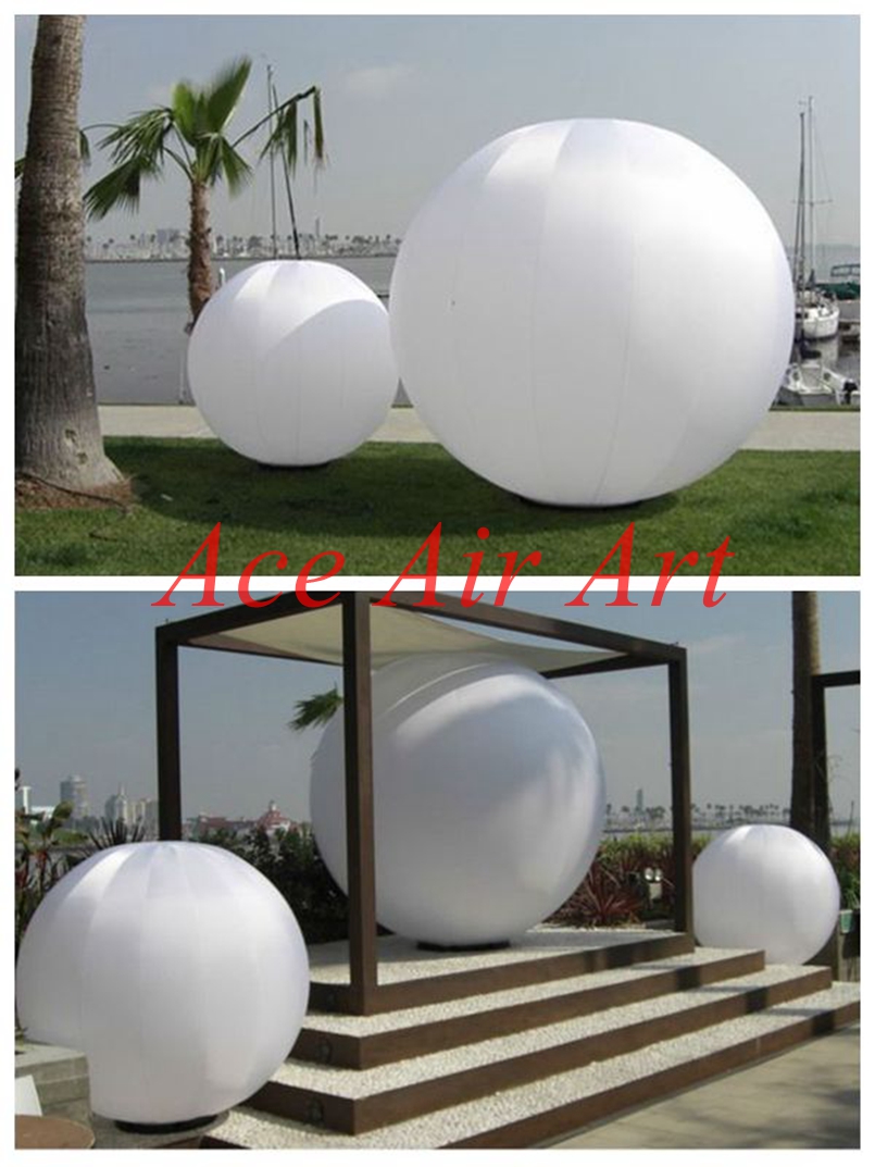 Inflatable White Round Ball, P - Party Event Supplier recension och pris