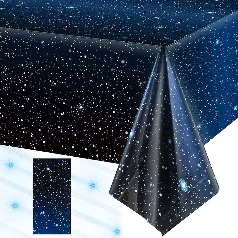 Disposable Starry Sky Theme Ta - Table Cloth Disposable recension och pris