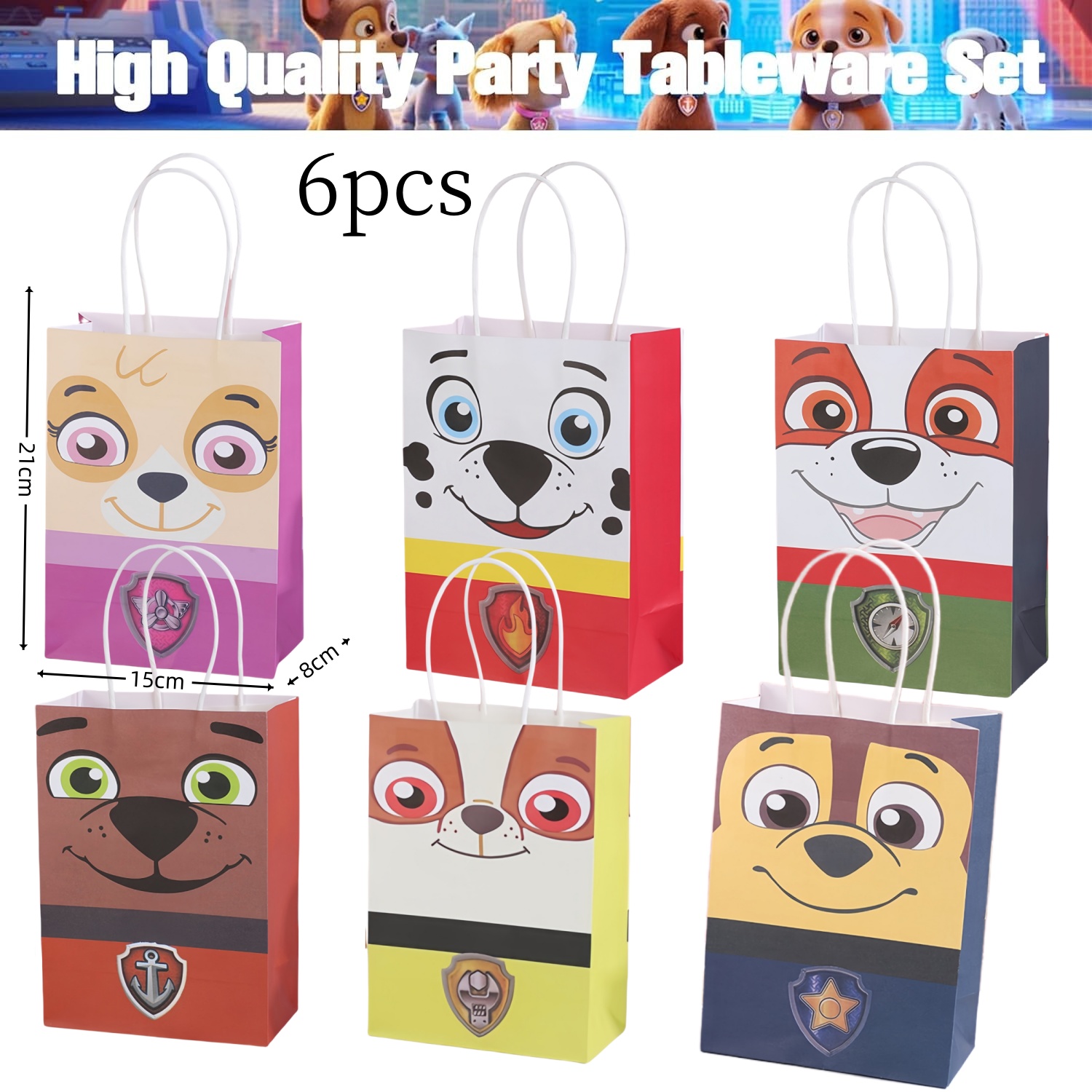 PAW Patrol Birthday Party Deco - Party Favor Bag recension och pris
