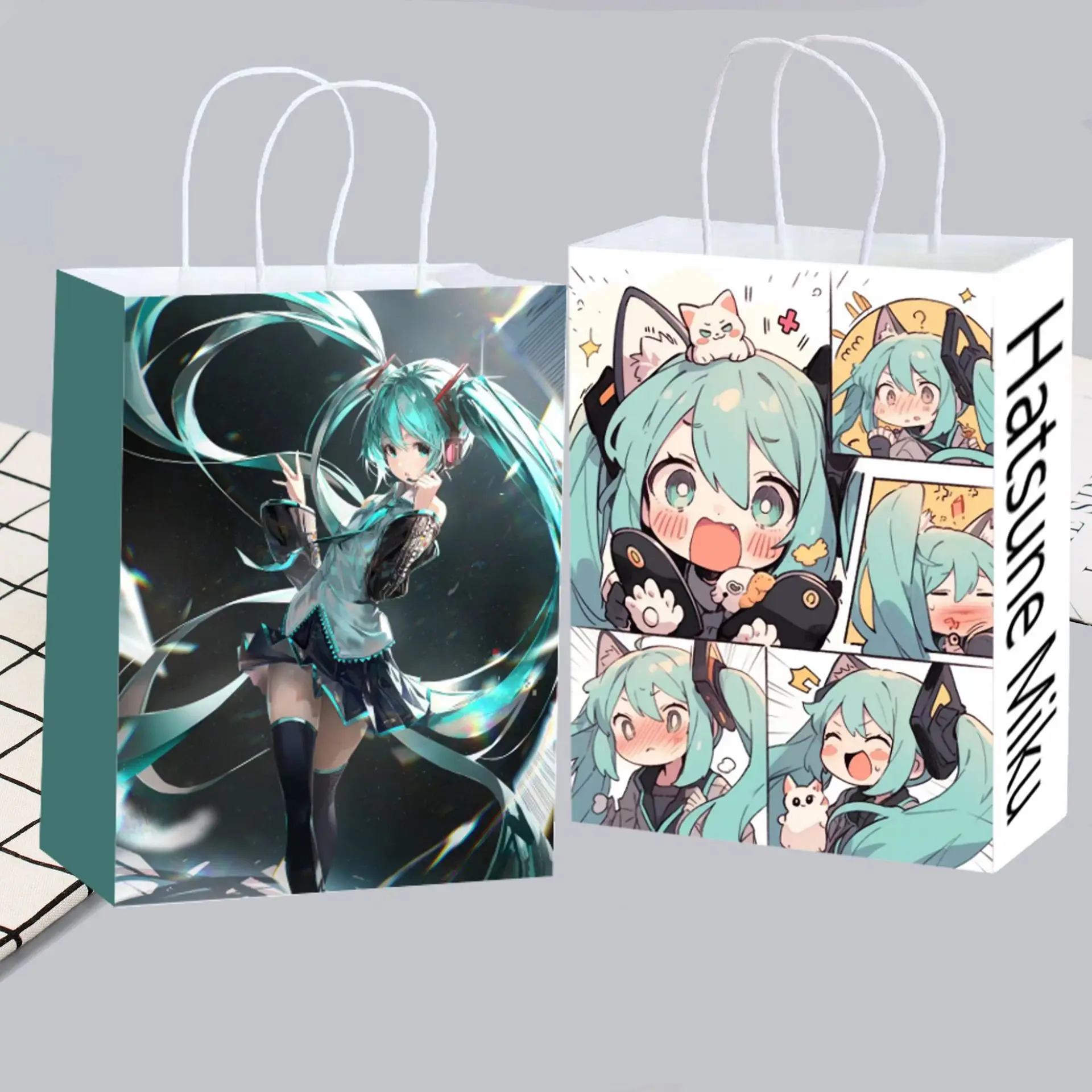 Cute Anime Hatsune Miku Paper  - Party Favor Bag recension och pris