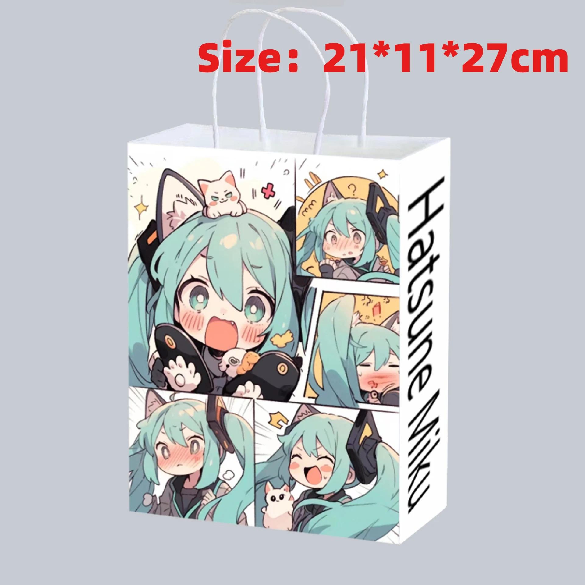 Cute Anime Hatsune Miku Paper  - Party Favor Bag recension och pris