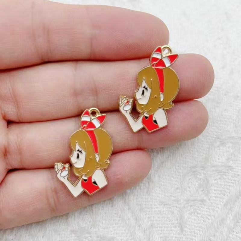 10pcs Cartoon Girl Drip Oil Al - Event Party recension och pris