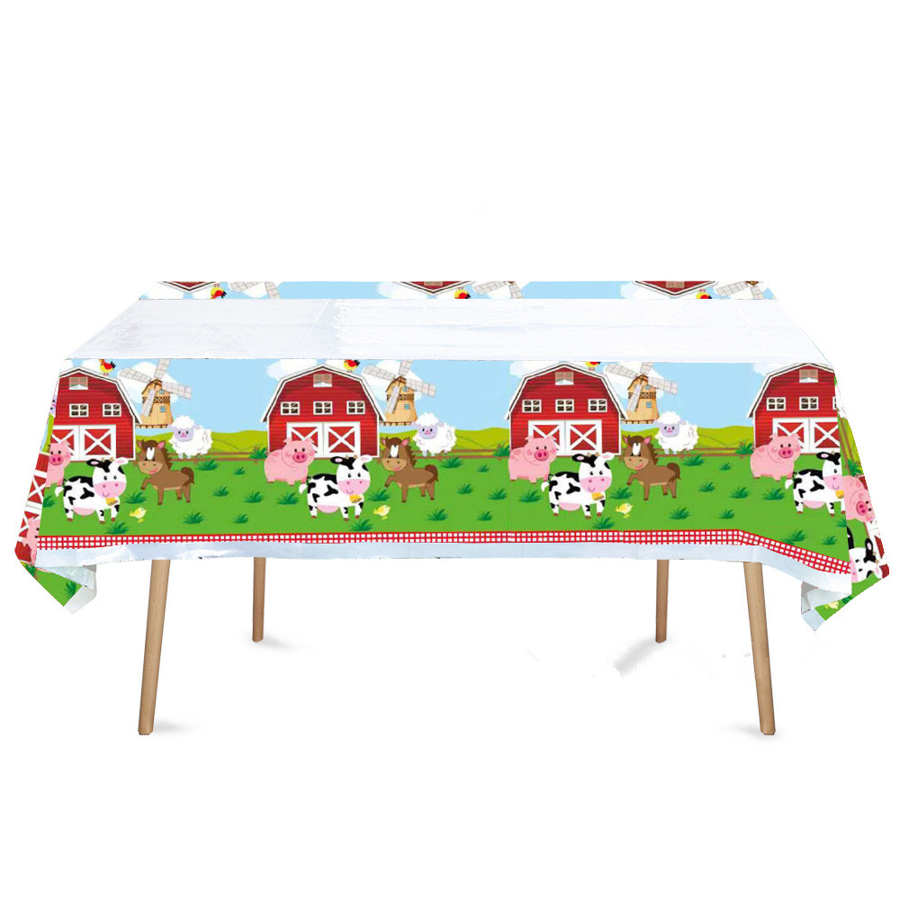 Farm Animals Party Tablecloth  - Table Cloth Disposable recension och pris