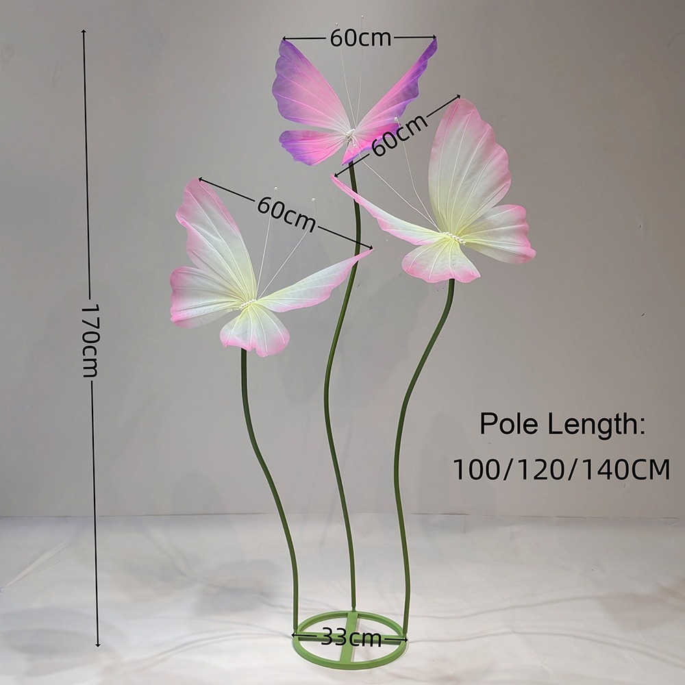 3D Simulation Butterfly Silk M - Event Party Shop recension och pris