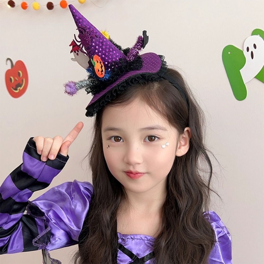 Spider Halloween Witch Hat Hea - Party Hat Cone recension och pris
