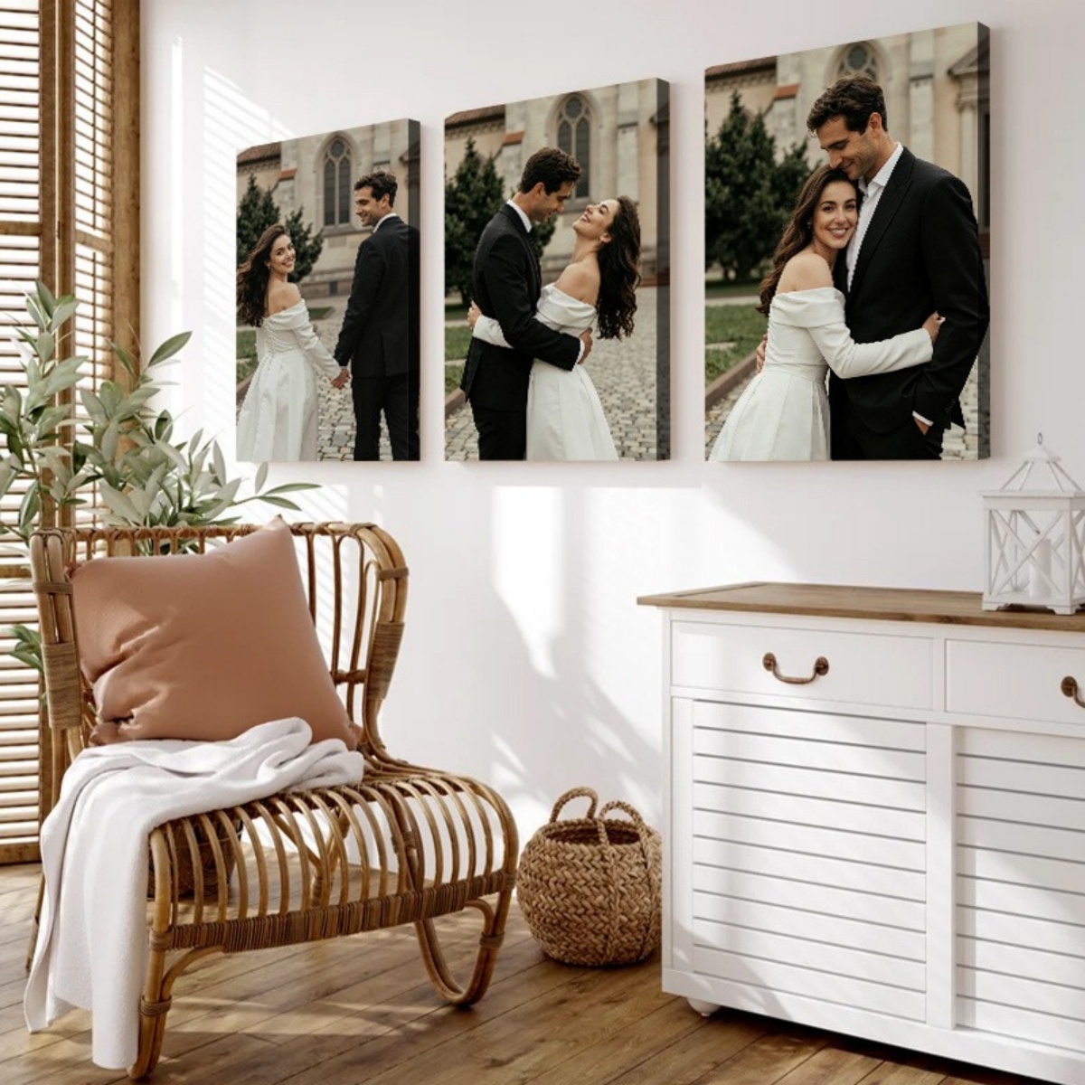 Set of 3 Custom Photo Canvas P - Eve Party recension och pris
