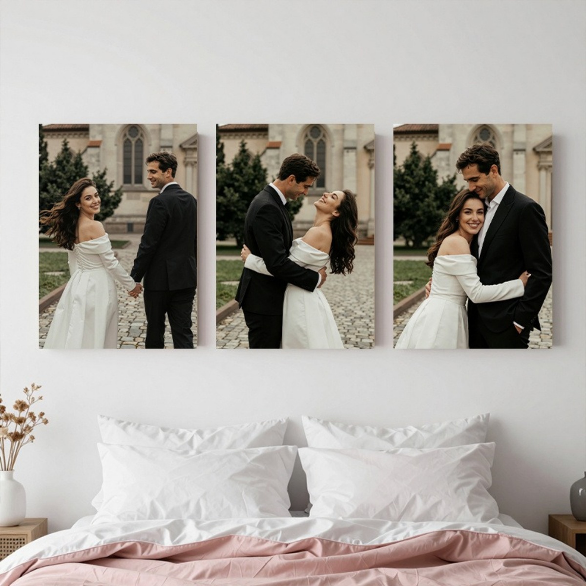 Set of 3 Custom Photo Canvas P - Eve Party recension och pris