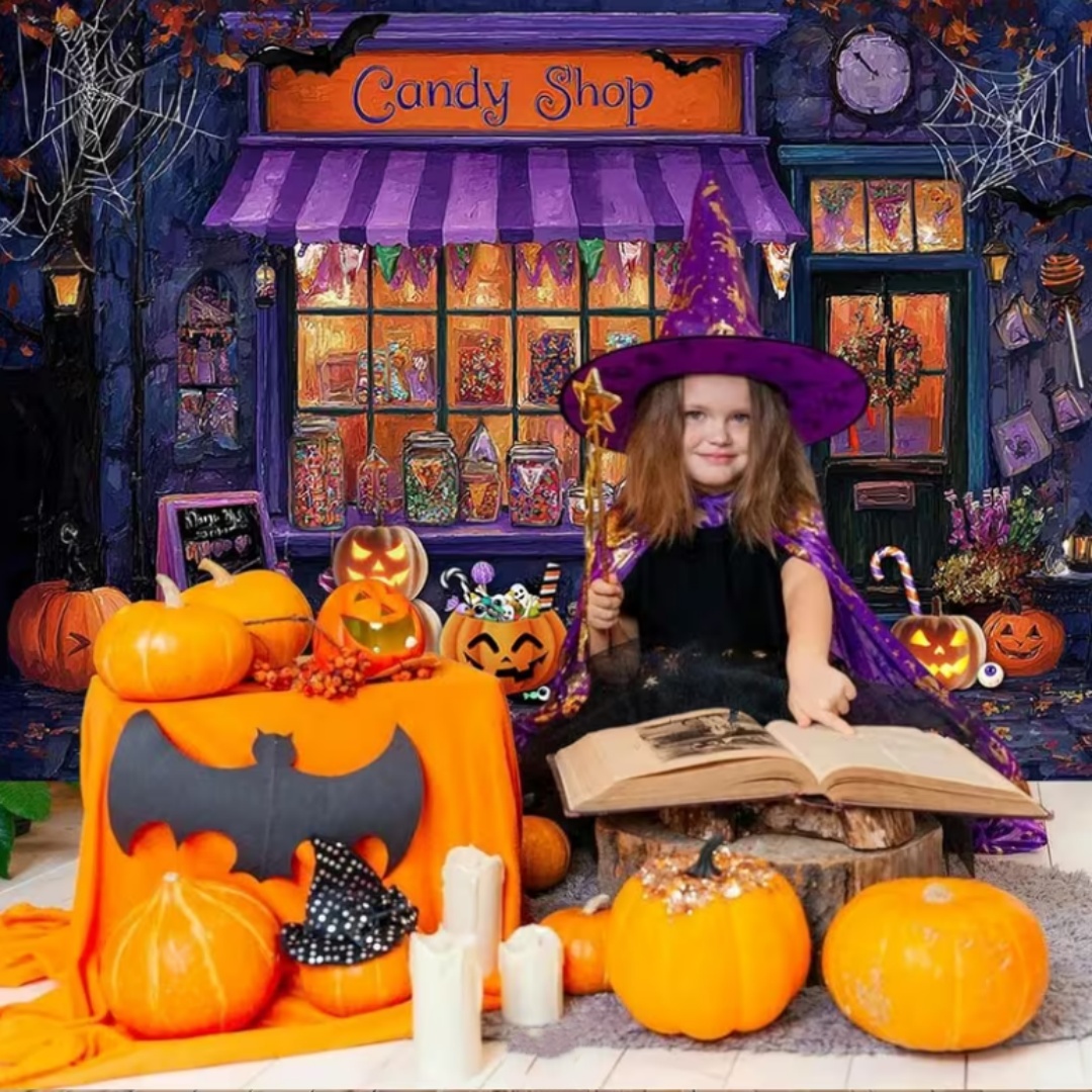 Purple Halloween Shop Theme Pa - Event Party Shop recension och pris