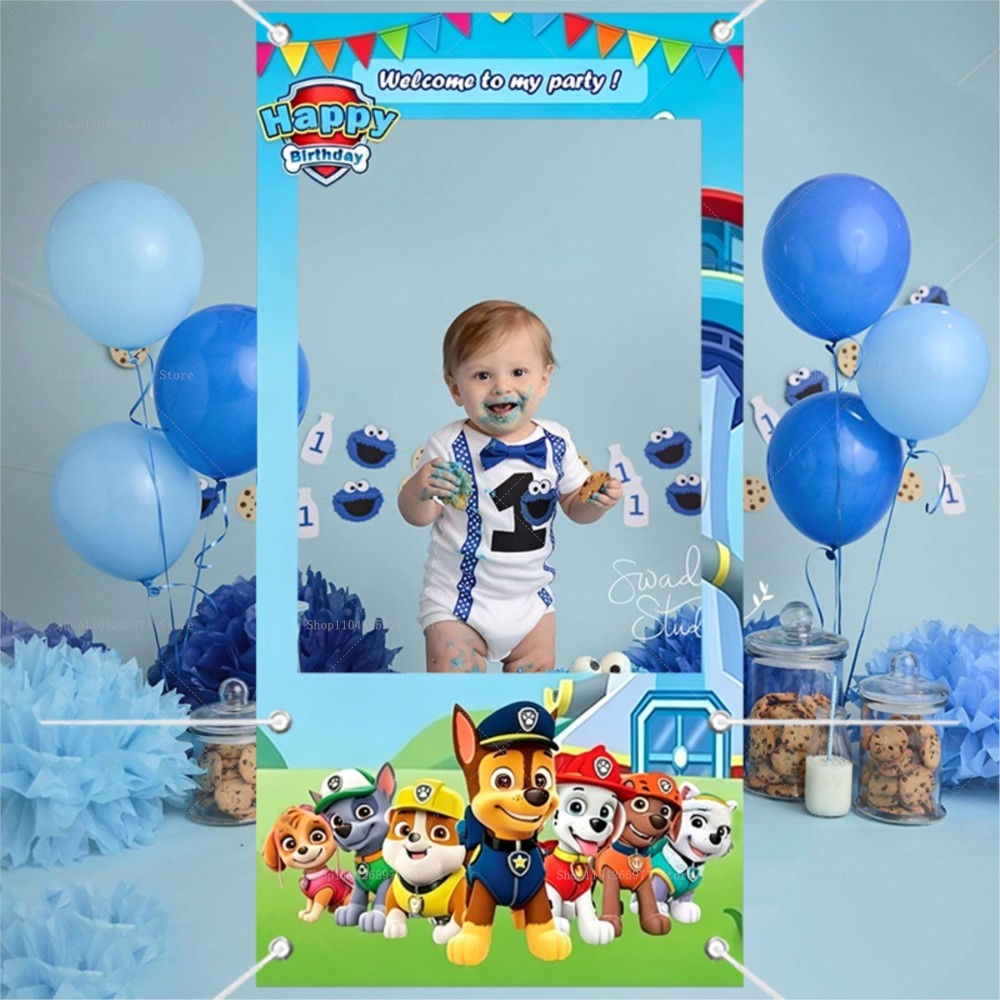 Cute Paw Patrol Dog Team Photo - Photo Booth Frame recension och pris