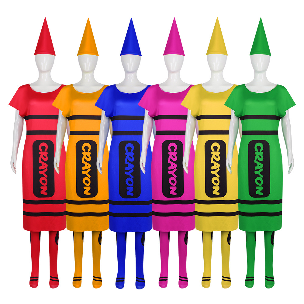 Halloween Women Crayon Cosplay - Party Hat Cone recension och pris