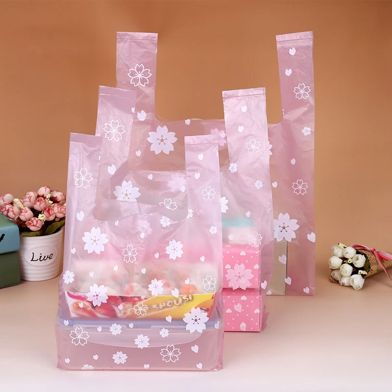 100Pcs/bag Pink Sakura Vest Ba - Event Party Shop recension och pris