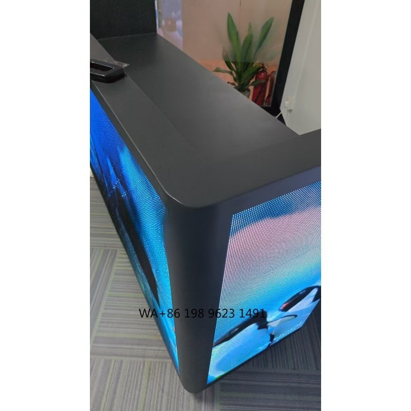Portable DJ Booth Facade LED V - Event Party Dj recension och pris