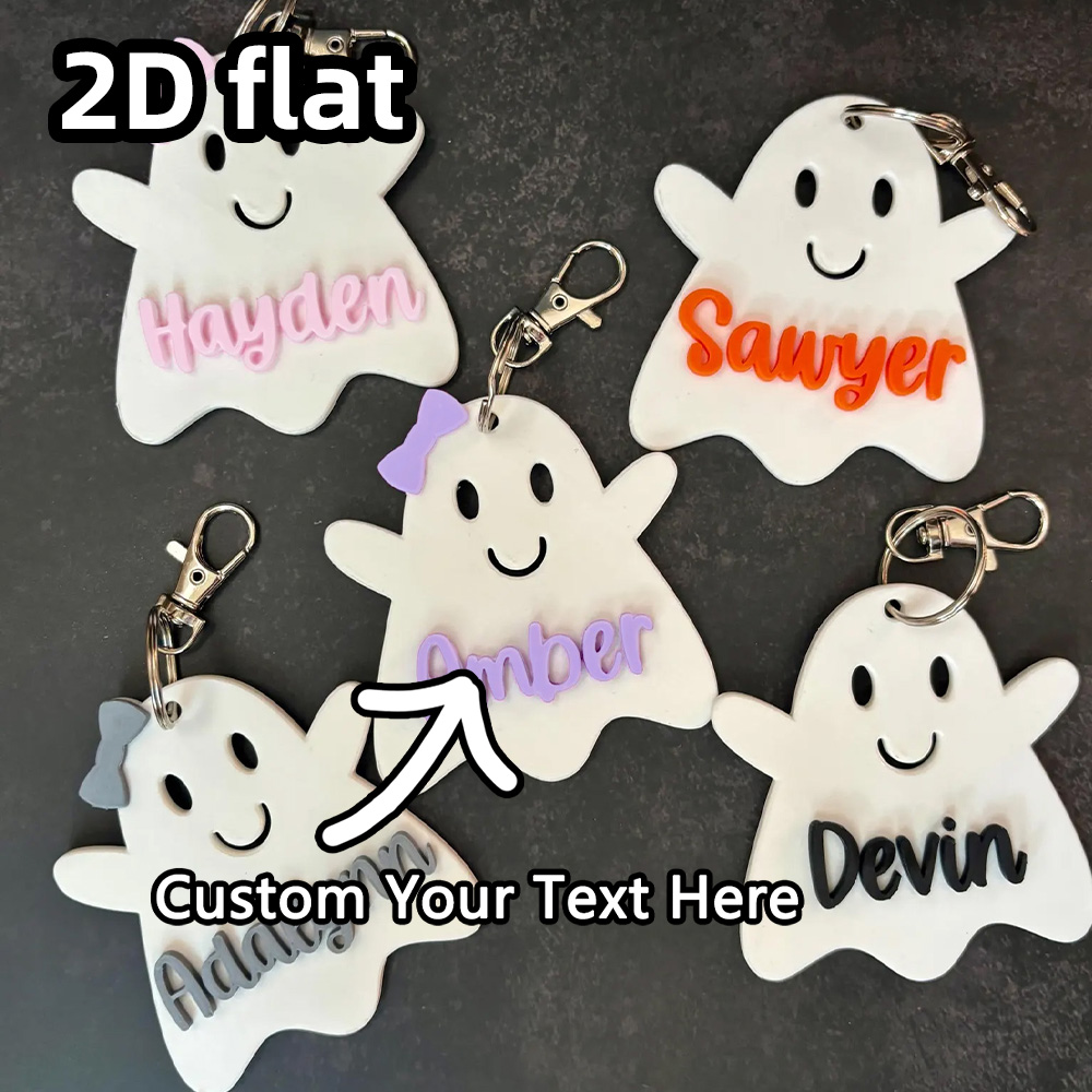 Personalized Ghost Keychain, G - Party Favor Bag recension och pris