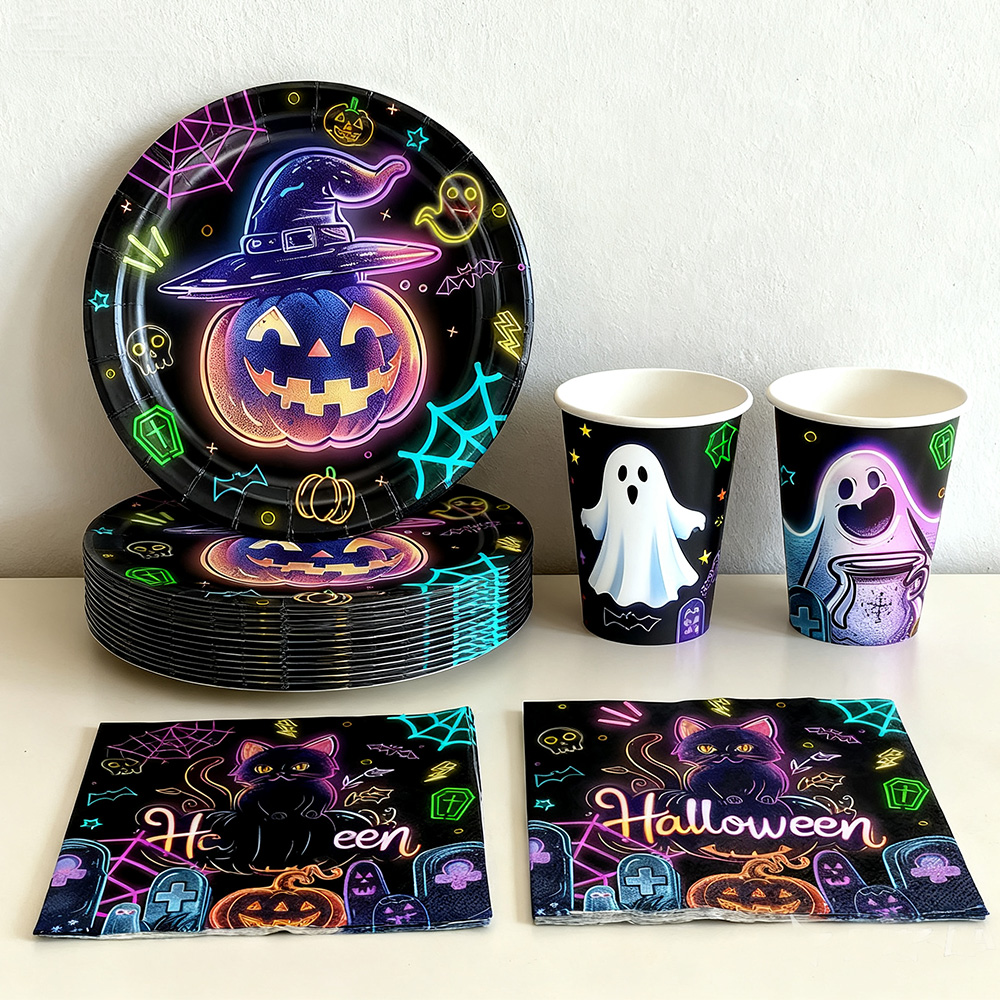 Halloween Party paper Plates N - Table Cloth Disposable recension och pris