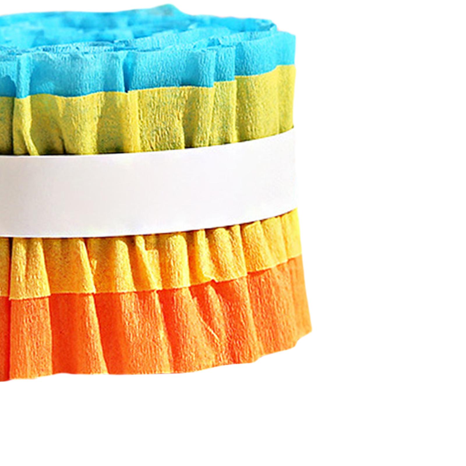 2 Pieces Wrinkle Paper Roll Cr - Papercraft Supply Ribbon recension och pris